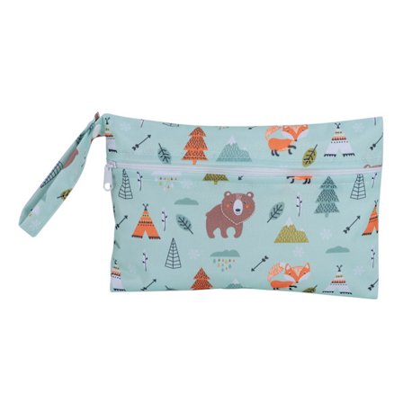 Dejlig tegneserie dyremønster ble opbevaringspose rejse bærbar ble taske 22