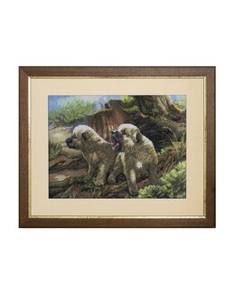 Stickpackung Bild Müde Welpen - Nova Sloboda