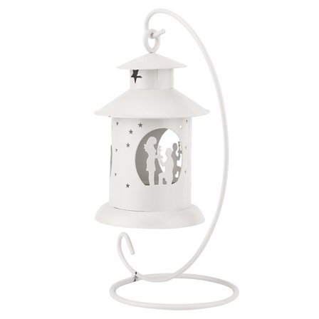 Lover Decor ihålig ljusstake hängande ljusstake hushållsdekoration prydnad vit