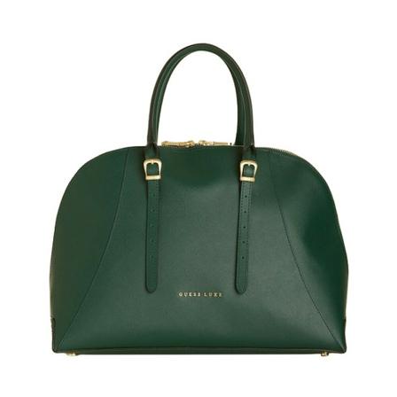 Guess, Bag- Hwllux_L1305 Groen, Dames, Maat:ONE Size,leer