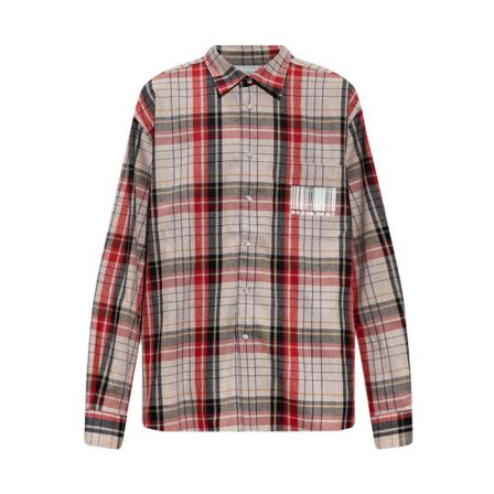 Vtmnts Checked shirt Rød, Herre Skjorter