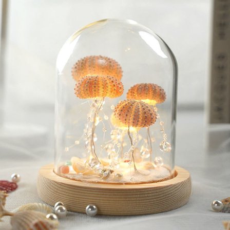 Glass Manet Dekor Manet Lampe for Kvinner Bursdag KLB