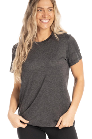 Shirt Dames Klim Ostara Heathered Heather/Houtskool L