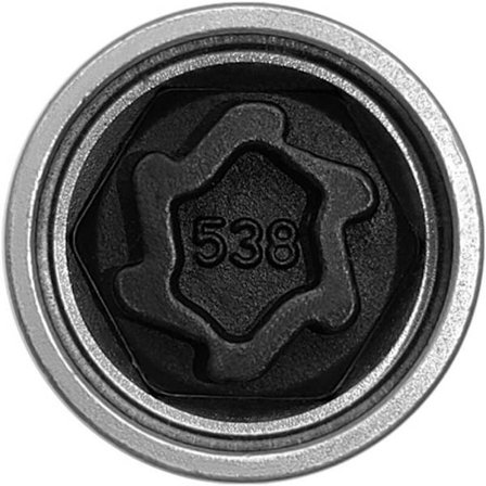 Ersättningsnyckel för stöldskyddshylsa för Volkswagen Security Master 538de YYV säkerhetshjulmutter