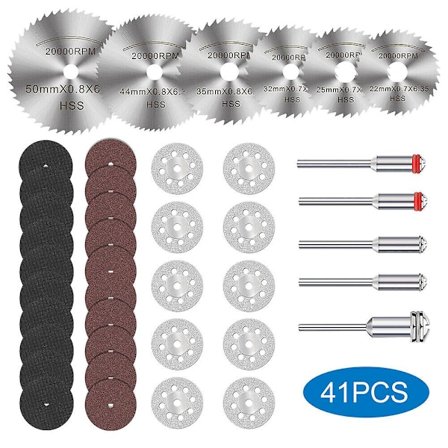 41x Diamantskjæreskive Resin Skjæreskiver Skjæreskive Sagblad For Dremel
