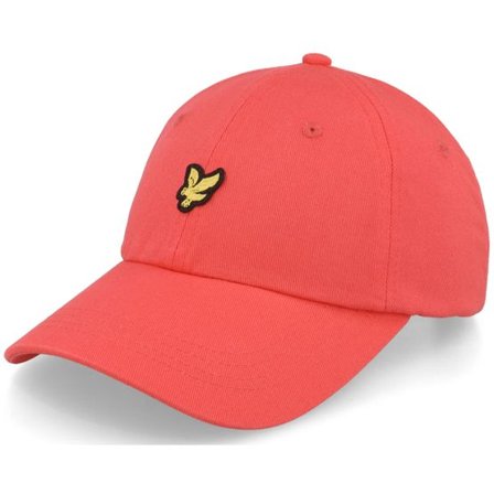 Lyle & Scott - Rosa unconstructed Keps - Baseball Cap 1 Electric Pink Dad Cap @ Hatstore
