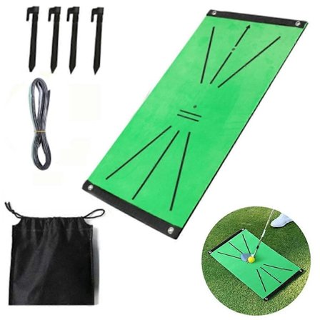 Golf Swing Måtte Slagbane Retningsdetektion Træningspude til Indendørs/Udendørs Swing Detektion