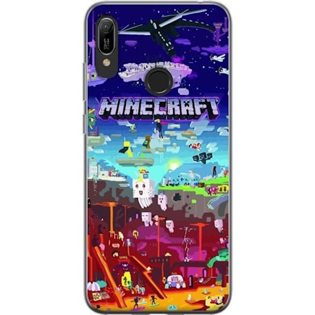 Kompatibelt Mobilskal till Huawei Huawei Y6 (2019) MineCraft