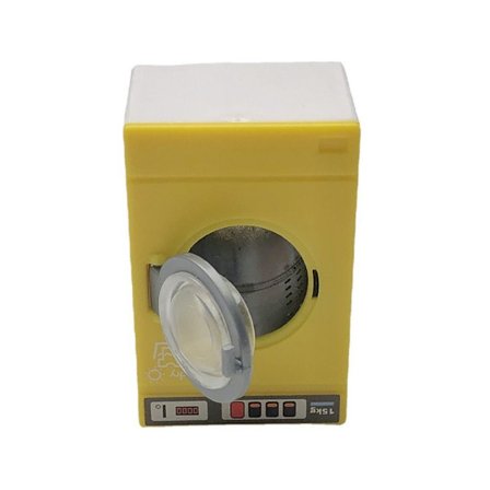 1:12 Dollhouse-pesukone Pienoispesukone KELTAINEN