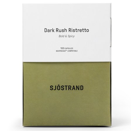 Sjöstrand coffee Dark Rush Ristretto kaffekapslar 100 pack | Matlagning > Skafferiet > Te- och Kaffekapslar > Kaffekapsler | Bagaren och Kocken