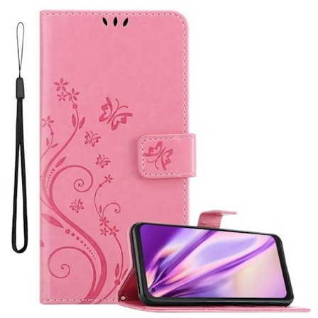 Cadorabo Fodral till Samsung Galaxy XCover PRO i ROSA BLOMMA Cover Protection Floral