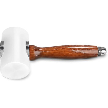 Lædergraveringshammer i nylon, læderhammer, koeskindsømning, DIY-læderhåndværk, træhammer (T-hoved)