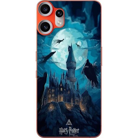 Kompatibel Mobilcover til Nothing Nothing CMF Phone 2 Pro Magisk fantasiillustration med slot i måneskin og svævende væsener, mørk eventyrstemning