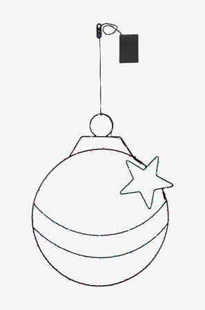 Star Trading - X-mas glödlampa silue - Flerfärgad - Dekorativ julbelysning - Från Homeroom
