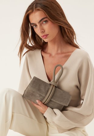 Latalia - Barletta Small Suede Bag