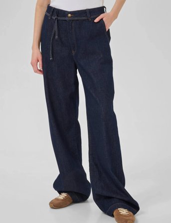 My Essential Wardrobe Mwcleo 143 Mid Wide - Navy - 28 x 32