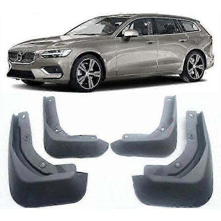 Original Støpt Sett Sprutbeskyttere Mud Flaps FOR 2019-2024 Volvo V60 MK II Stasjonsvogn