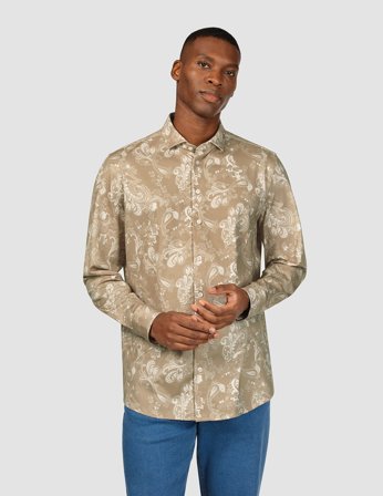 Shaping New Tomorrow - Classic Shirt - Paisley - Regular Fit - Herre - Størrelse XL