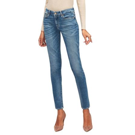 7 For All Mankind Pyper Smart Illusion Reality , Blauw , Dames , Maat: W27 Skinny Jeans