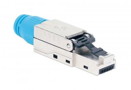 INTELLINET INT Cat8 STP Tooless RJ 45 Modular Field Plug