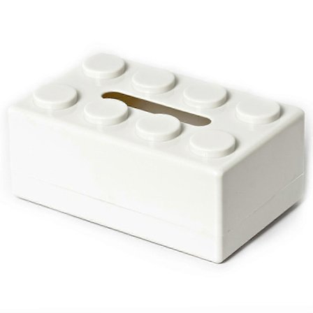 Kreativ Byggkloss Pappershållare Vattentät ABS Väggmonterad