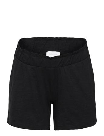 Mlivy Jersey Shorts A. Black Mamalicious