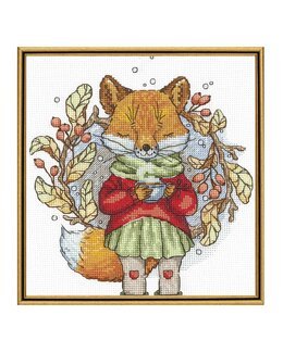 Broderikit Billede Efterårs te - Andriana