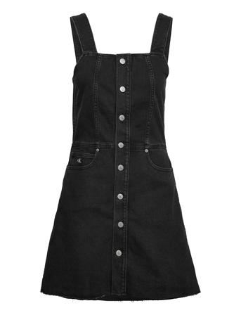 Button Down Tank Dress Black Calvin Klein Jeans
