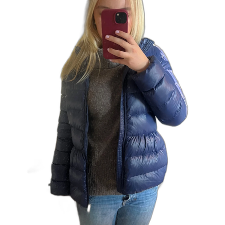 Mörkblå Polo Ralph Lauren dunjacka