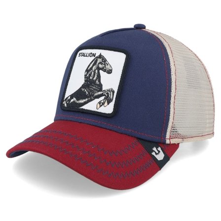 Goorin Bros. - Ble trucker Czapka Z Daszkiem - The Stallion Navy Trucker @ Hatstore