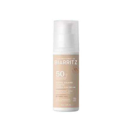 Laboratoires de Biarritz Tonet Solkrem for Ansiktet Ivory SPF50 50 m
