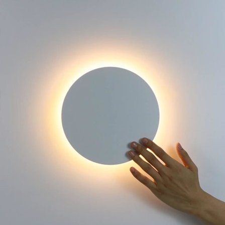 LED-seinävalaisin sisätiloihin kosketuskytkimellä, 3 värilämpötilaa säädettävä seinävalaisin, moderni makuuhuoneen lukuvalaisin, yöpöytävalaisin, 