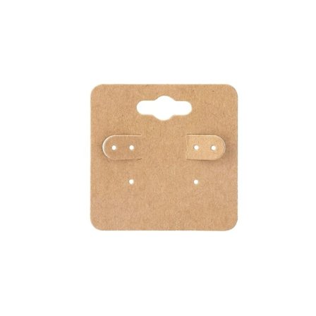 50 stk/sæt papir øreringe kort ørestikker kort KHAKI TYPE B TYPE B