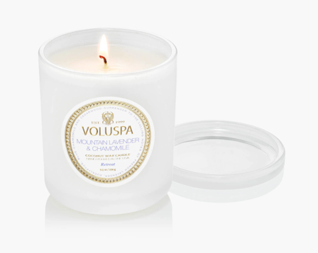 Voluspa Mountain-Lavender-&-Chamomile Duftlys Classic 60t