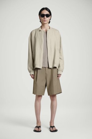 COS Linen Bomber Jacket in Beige - Men