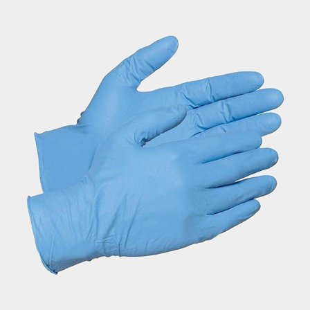 Nitrile gloves Schuller Medstar Nitril, EN ISO 374 Type B KTP / CE Category 3, size 9 (Large), 100-pack