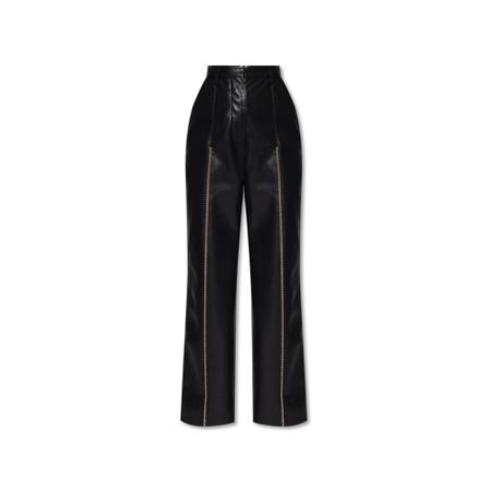 Nanushka Lucee Broek in vegan leather , Zwart , Dames , Maat: M