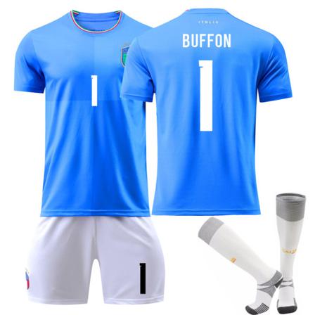 Qatar Fotbolls-vm 2022 Italien Fotboll Kit - Vit Blå 26