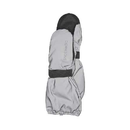 Didriksons Biggles Reflective Kid's Mittens Accessoarer Unisex Silver 4/6