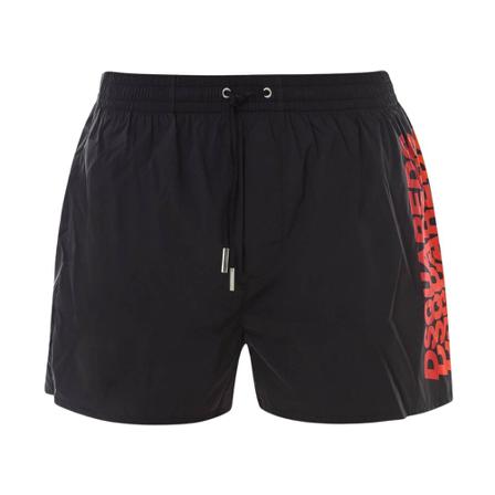 Dsquared2 - Badkläder - Svart - Herr - Storlek: M, Herr, Storlek: M