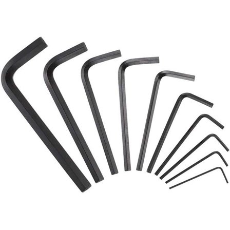 STANLEY 0-69-253 Insexnyckelsats 10 delar, 1,5-10 mm, Skruva