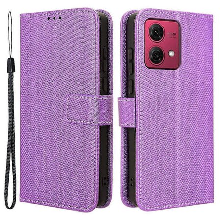 För Motorola Moto G84 5G Fodral Slim-Fit Läderskal Ställ Plånbok Magnetiskt Telefonskydd