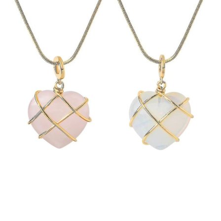 Breey 2 Födelsestenshjärta Halsband Flickor Diamant Slott Halsband Barbie Halsband Kärlekshänge Kompatibelt med Tonårsflickor ZjPraktiska Prylar—yux