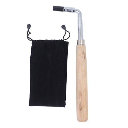 Pianostømnøkkel L-formet stemmehammer Trehåndtak Stemmenøkkel for strengeinstrumentreparasjon