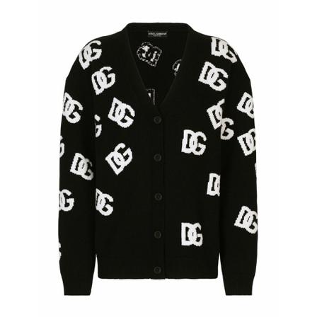 Dolce & Gabbana, Cardigans Czarny, Kobieta, Rozmiar: S