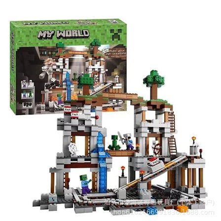 Kreativt Byggeklosssett – Klassisk Monteringsleke*store gruver*