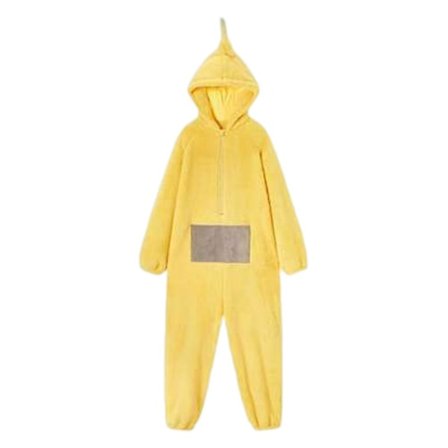 Unisex Teletubbies Kostyme Disi Onesies Lala Cosplay Pyjamas Jumpsuit