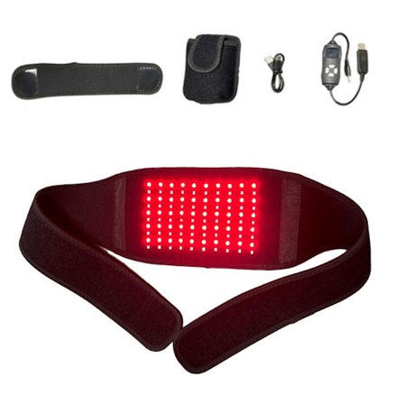 Led Infrarød Rød Lys Terapi Oppvarming Massasje Midjebelte For Kroppssmertelindring Fg