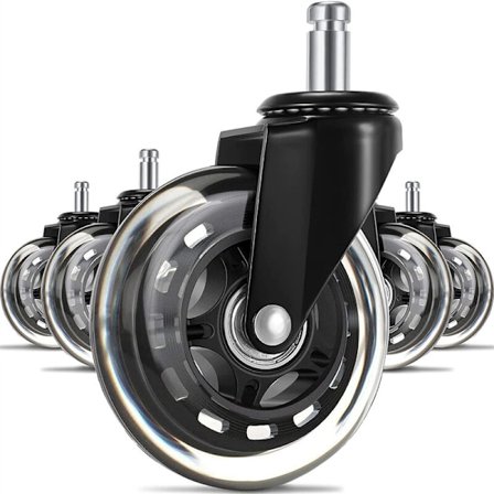 Ny stil 5 kontorstol hjul Diameter 75mm Universalhjul