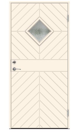 Swedoor Albinoni Ytterdörr vit (S 0502-Y) 2080x988 mm, Dörrar